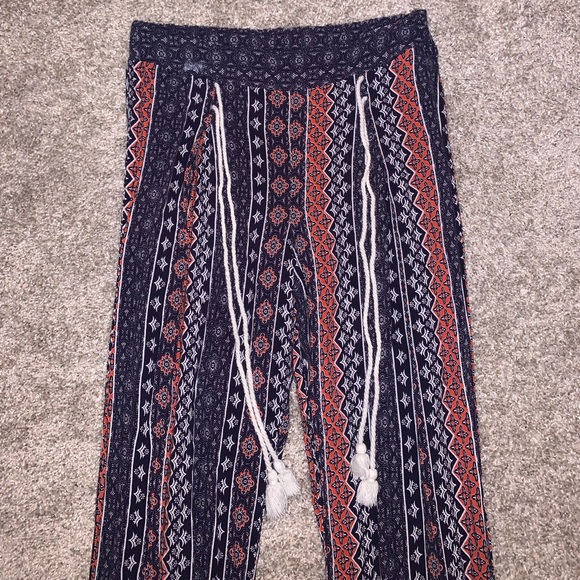 bebop blue & red capri pants size S - Picture 4 of 7